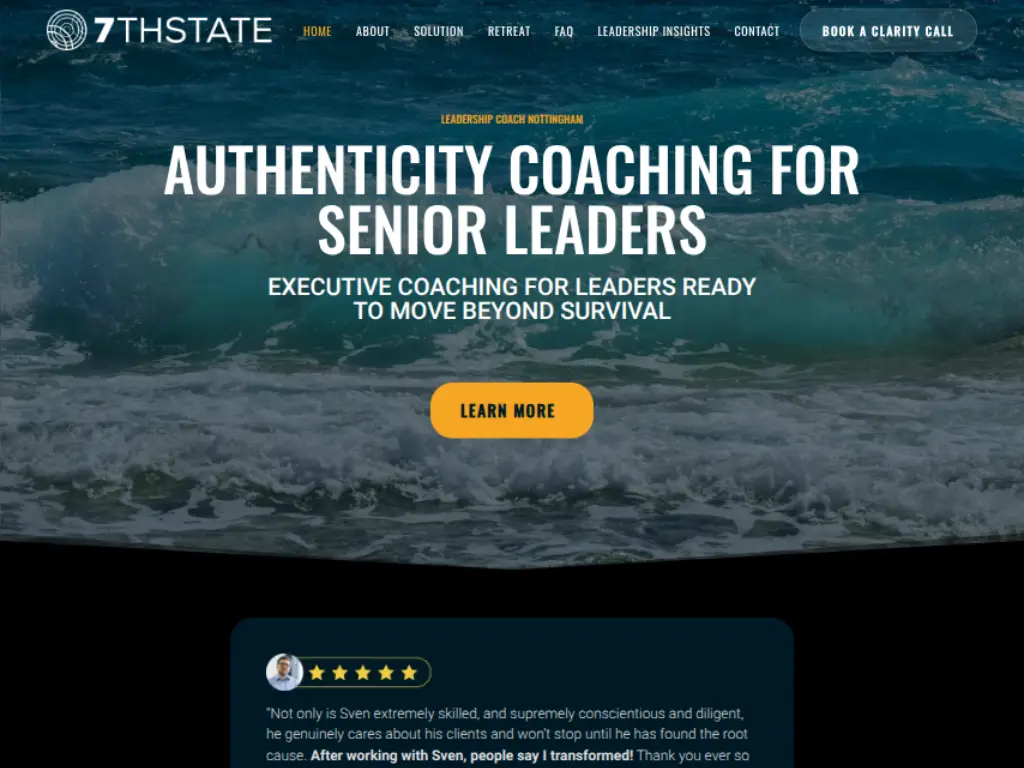 7ᵗʰ State Coaching Website
