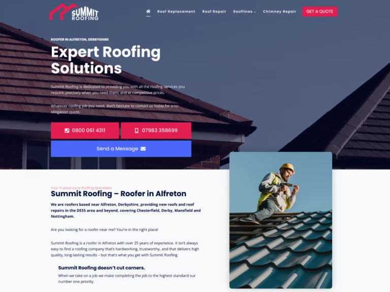 Summit Roofing Website